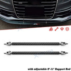 Adjustable Carbon Fiber Bumper Strut Sport Diffuser Support Bars for Audi A4 (2016–2025)