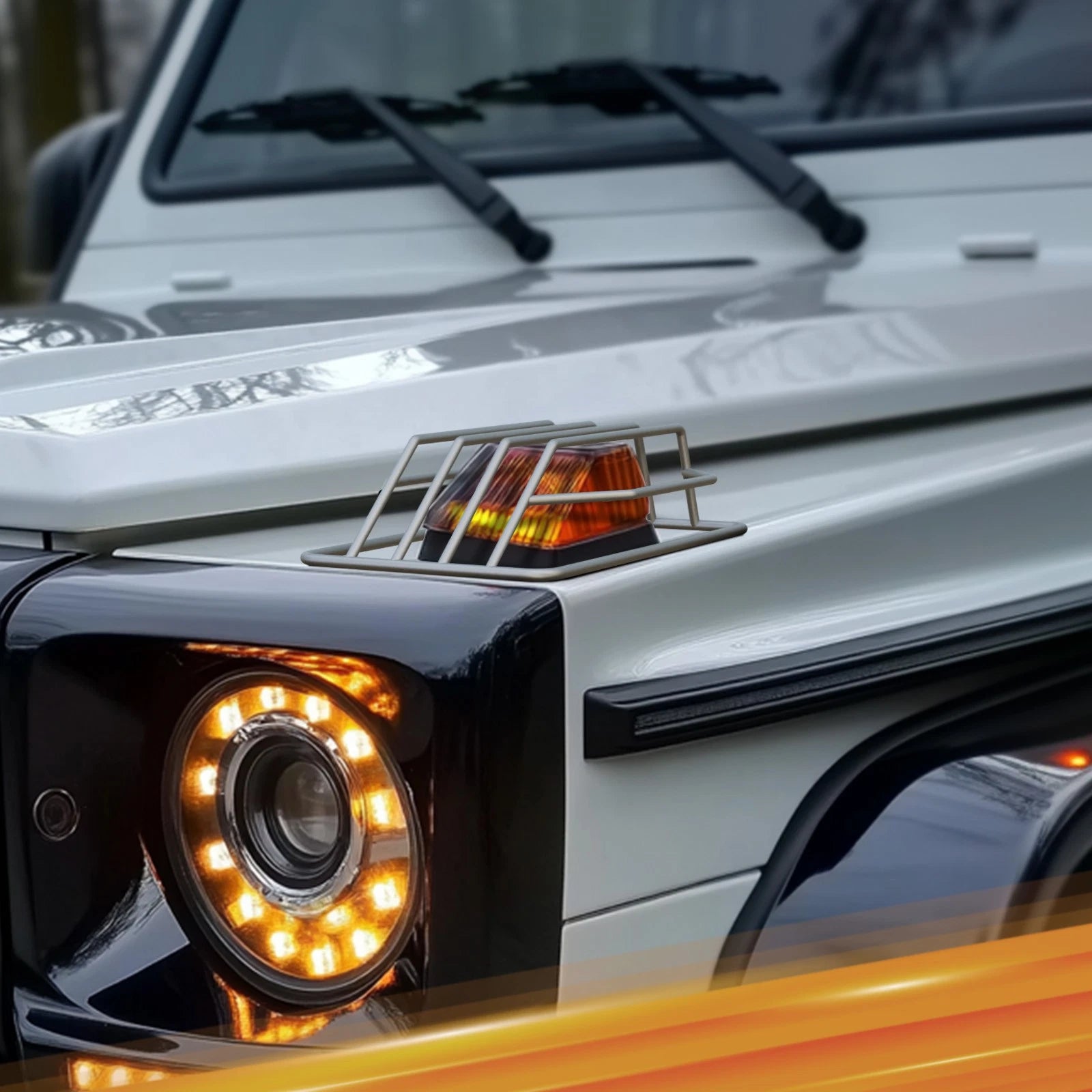 Turn Signal Light Guard Grilles for Mercedes-Benz G-Class (W463 2019–2024)