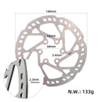 Aluminum 140mm Disc Brake Rotor for Kukirin G3 G3PRO Electric Scooter