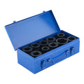 10pc 1in Drive Impact Socket Set 6-Point 22-50mm for Automotive
