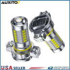 2X 5202 LED Fog Light Kit Bulbs 6500K White for GMC Sierra 1500 2500 3500 (2007–2012)