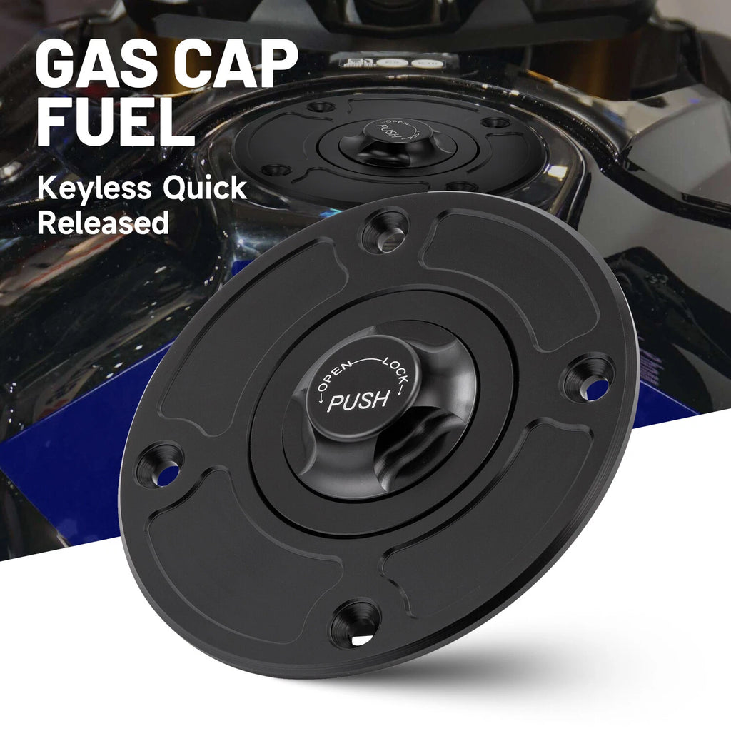 Keyless Fuel Gas Cap for Suzuki TL1000S/R GSXR600 (1997–2003) GS500 (All Years)