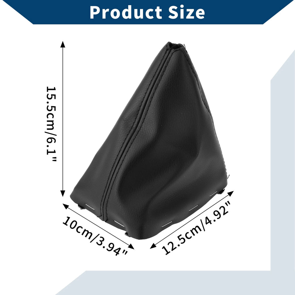 1 Pc Gear Shift Gaiter for Ford Focus C-MAX (2003–2010) Black Leather