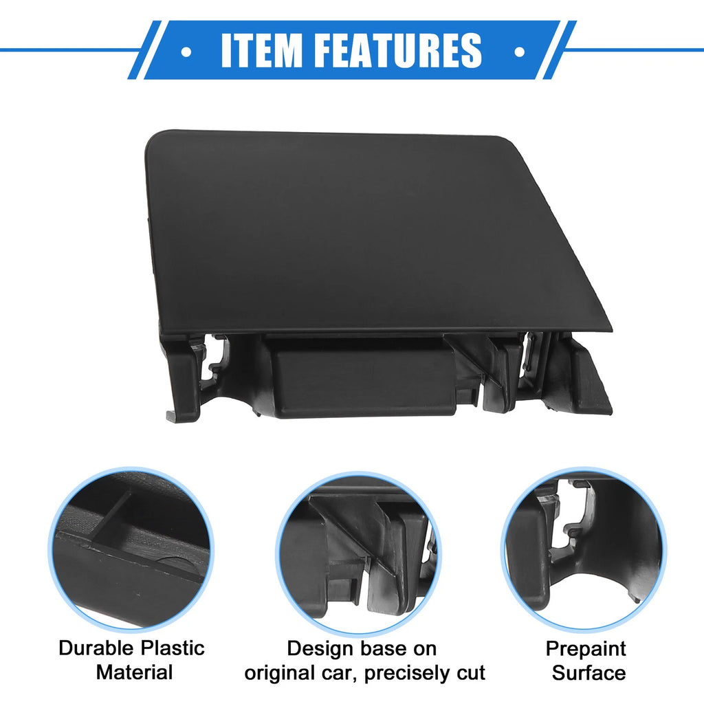 Tow Hook Eye Hole Cover for Lexus RX350 (2015) - Plastic Black Right 732324921630