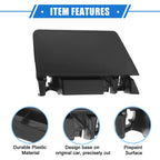 Tow Hook Eye Hole Cover for Lexus RX350 (2015) - Plastic Black Right 732324921630