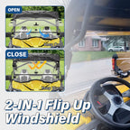 Scratch Resistant Flip Windshield for Can Am Commander 800/1000/MAX (2011–2020)