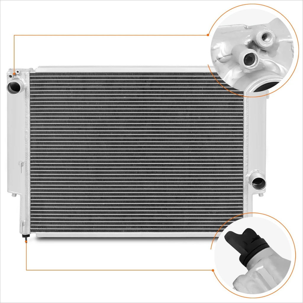 2-Row Aluminum Radiator for BMW E36 3-Series (1992–1999)