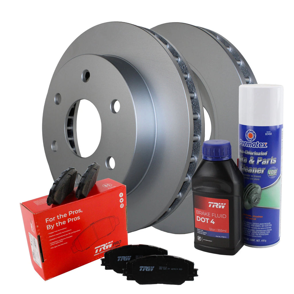 Front Brake Kit 295mm Rotors & TRW Low-Met Pads for Blazer Tahoe K1500 Yukon (1995–2000)
