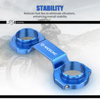 NICECNC Front Fork Brace Support Stabilizer Kit for Suzuki DR650SE (1996–2024)