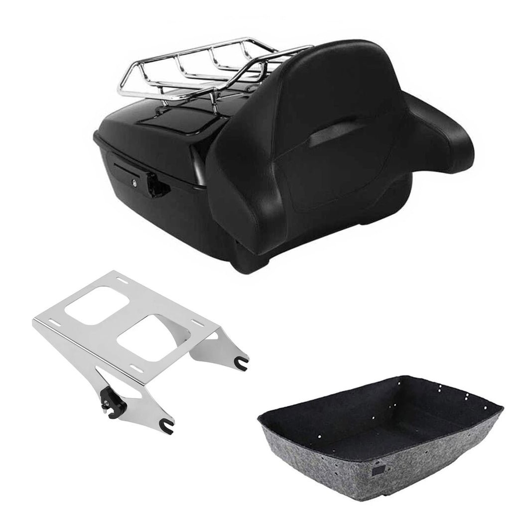 Trunk Wrap Around Backrest Rack Mount for Harley Electra Glide (2014–2026)