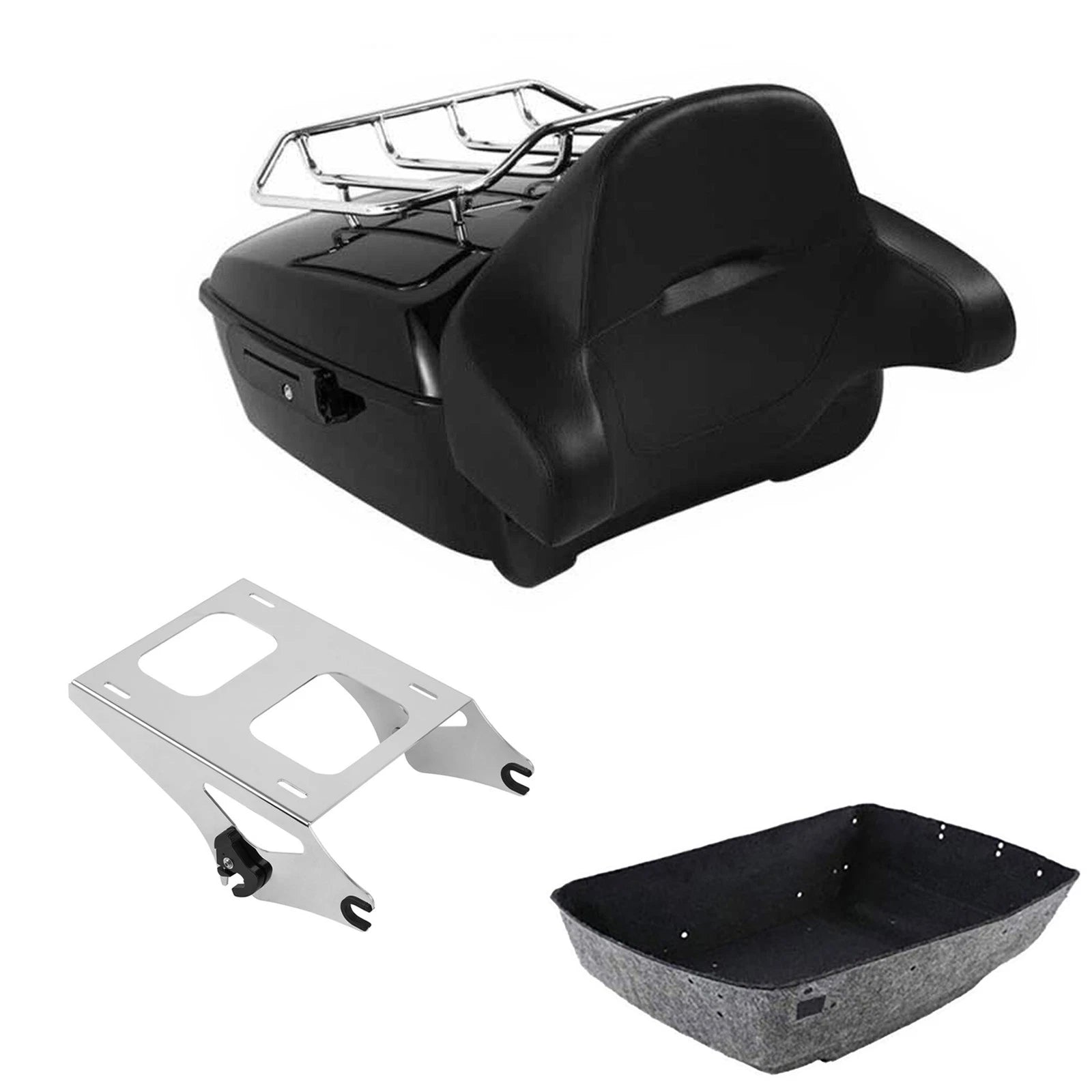 Trunk Wrap Around Backrest Rack Mount for Harley Electra Glide (2014–2026)