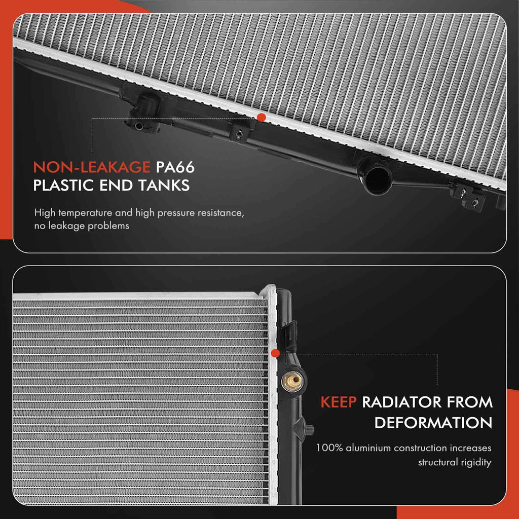 Radiator and Dual Cooling Fan Assembly for Honda Accord (2003–2007)
