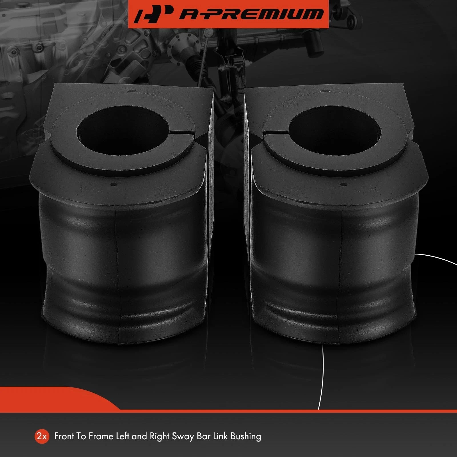 2X Front Suspension Stabilizer Bar Bushing Kit for Ford F-150