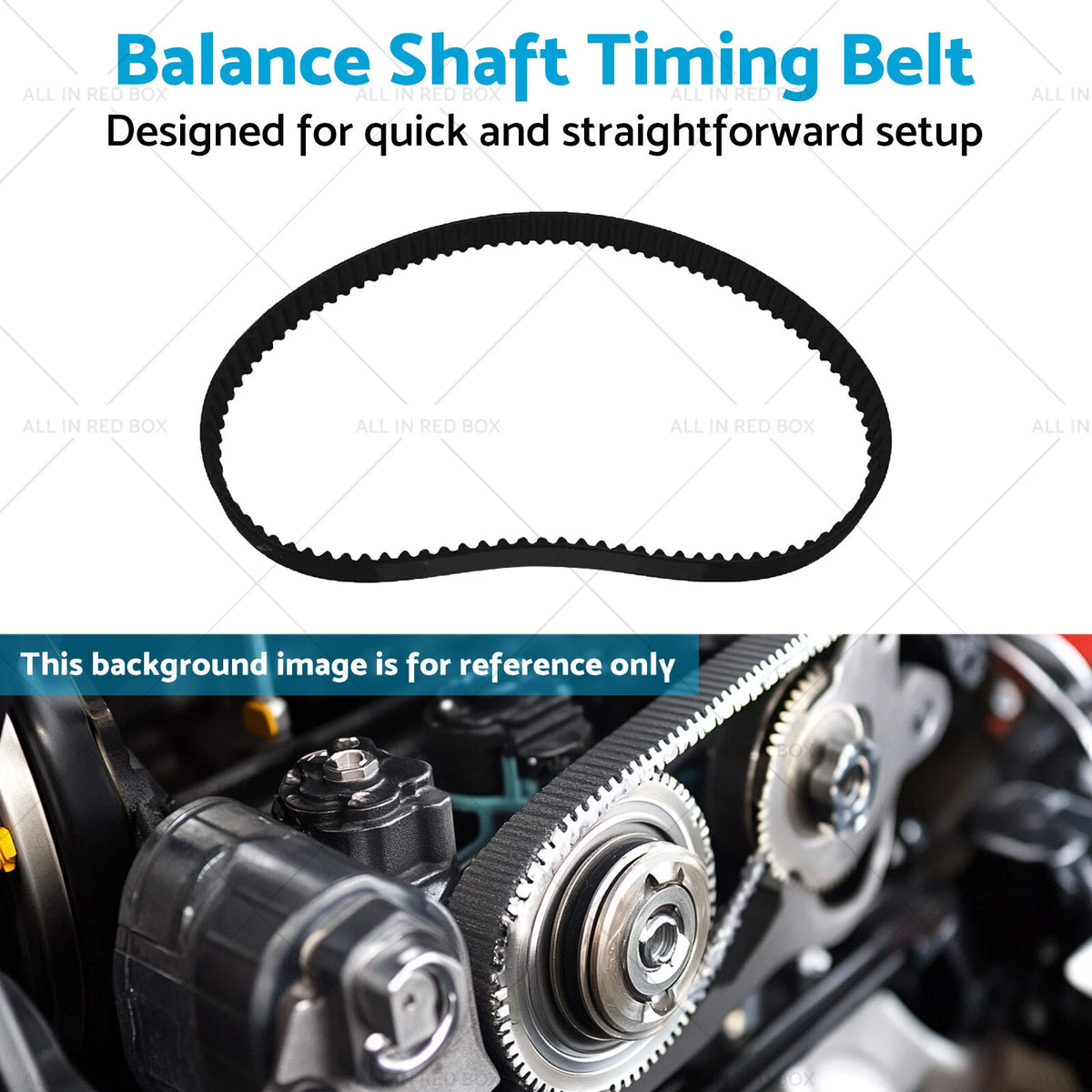 Balance Shaft Timing Belt for Mitsubishi 4D56T (1986–1993) MD310484
