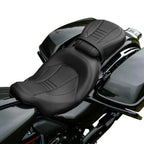 Low-Profile Driver Passenger Seat for Harley Touring Road Glide (2009–2023)
