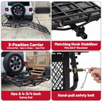 Mobility Scooter Carrier for Electric Wheelchair (Hitch Mount)