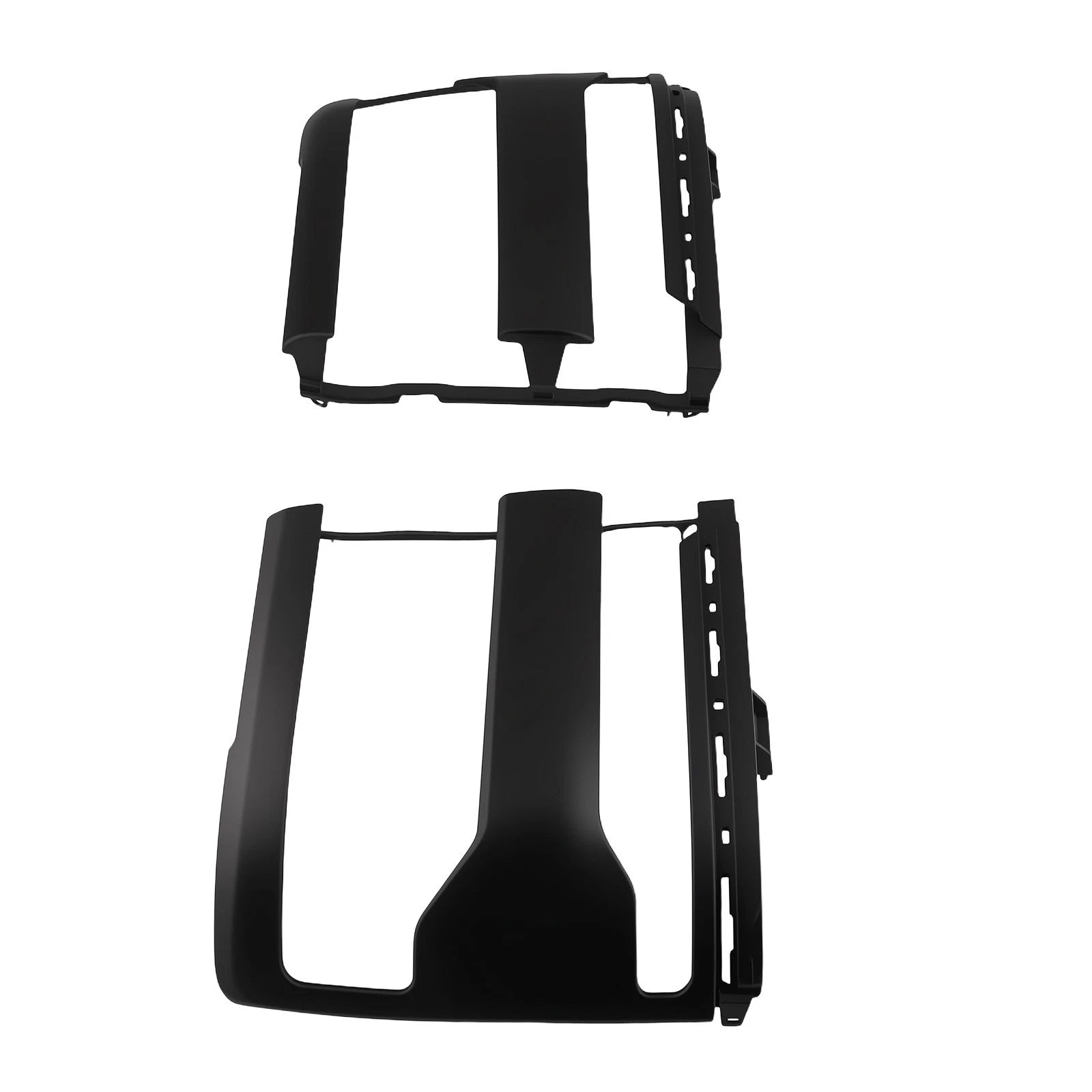 Front Headlamp Cover Kit Black for Chevy Silverado 1500 LD (2019)