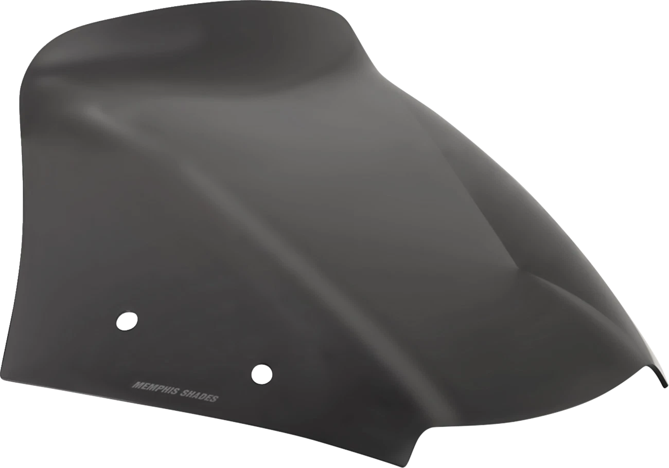 7" Spoiler Windshield for Harley FLTR (MEMPHIS MEP88510) - Dark Black Smoke