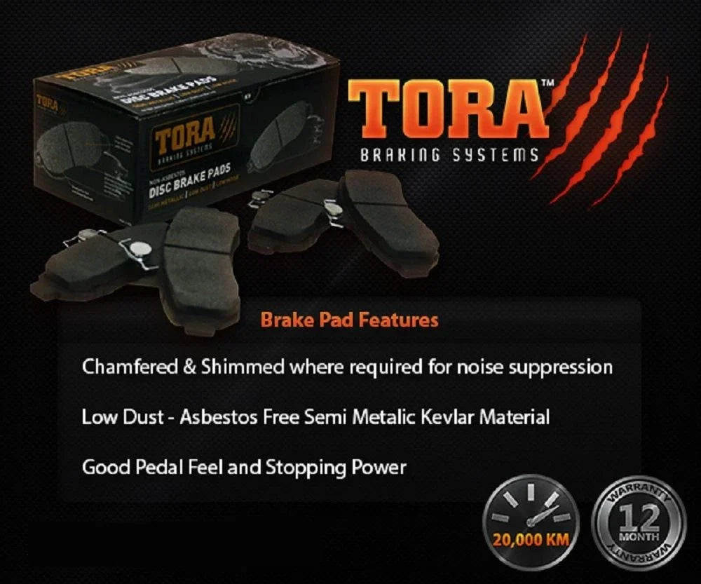 Rear Disc Brake Pad Set for Mazda 626 GE (1992-1997)