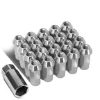 Set of 20 J2 7075 Forged Aluminum M12x1.5 Open-End Lug Nuts for Universal