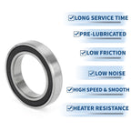 Deep Groove Ball Bearing 6803DD for Scooter Skateboard (17x26x5mm)