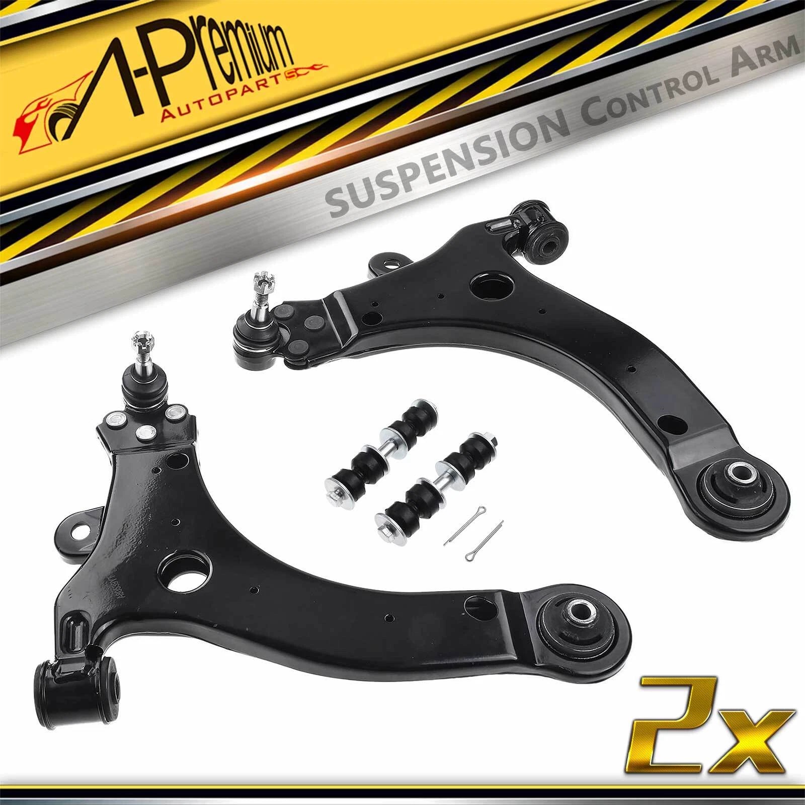 4x Front Lower Control Arm Sway Bar Link for 2006-2013 Chevy Impala