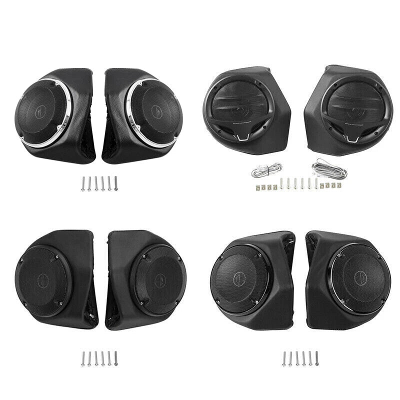 King 6.5" Rear Trunk Luggage Speakers for Harley Touring Road Glide (2014–2025)