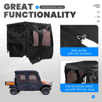 Cab Assembly Soft Door Rear Window Roof Combo for Kubota RTV (2016–2023)