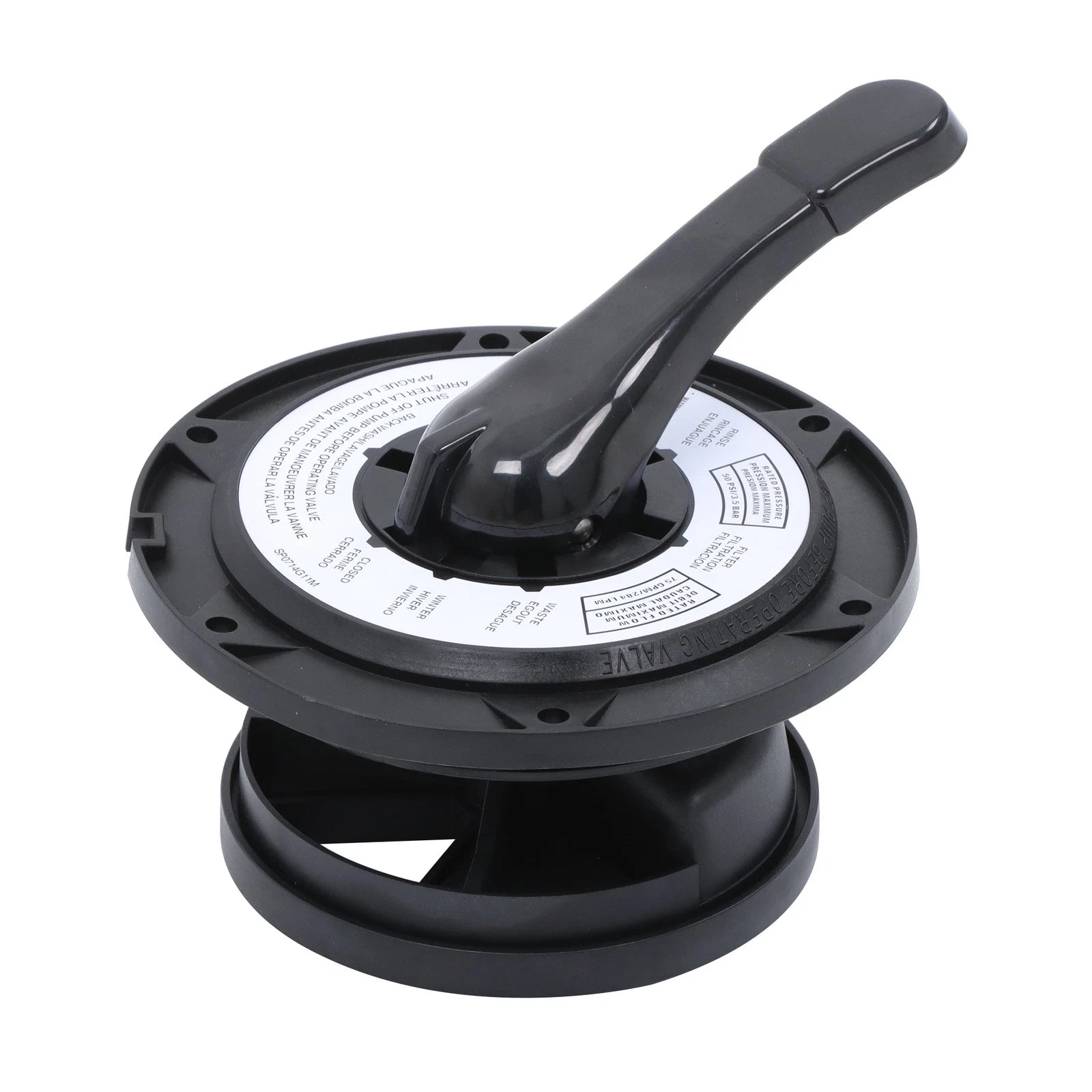 Key Cover and Handle Assembly for Hayward SP0714T (Multiport Valve)