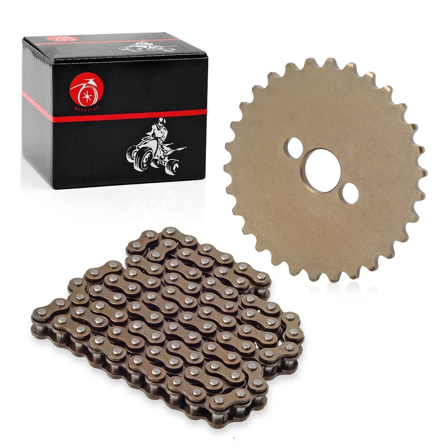 Camshaft Sprocket 30T & Cam Timing Chain 90L for Honda CRF100F
