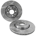 LH+RH Front Disc Brake Rotors Pair for Mazda 121 (1990 - 2002)