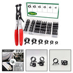 73-Piece Fuel Hose Clamp Kit for Easy Installation (No Specific Make/Model)