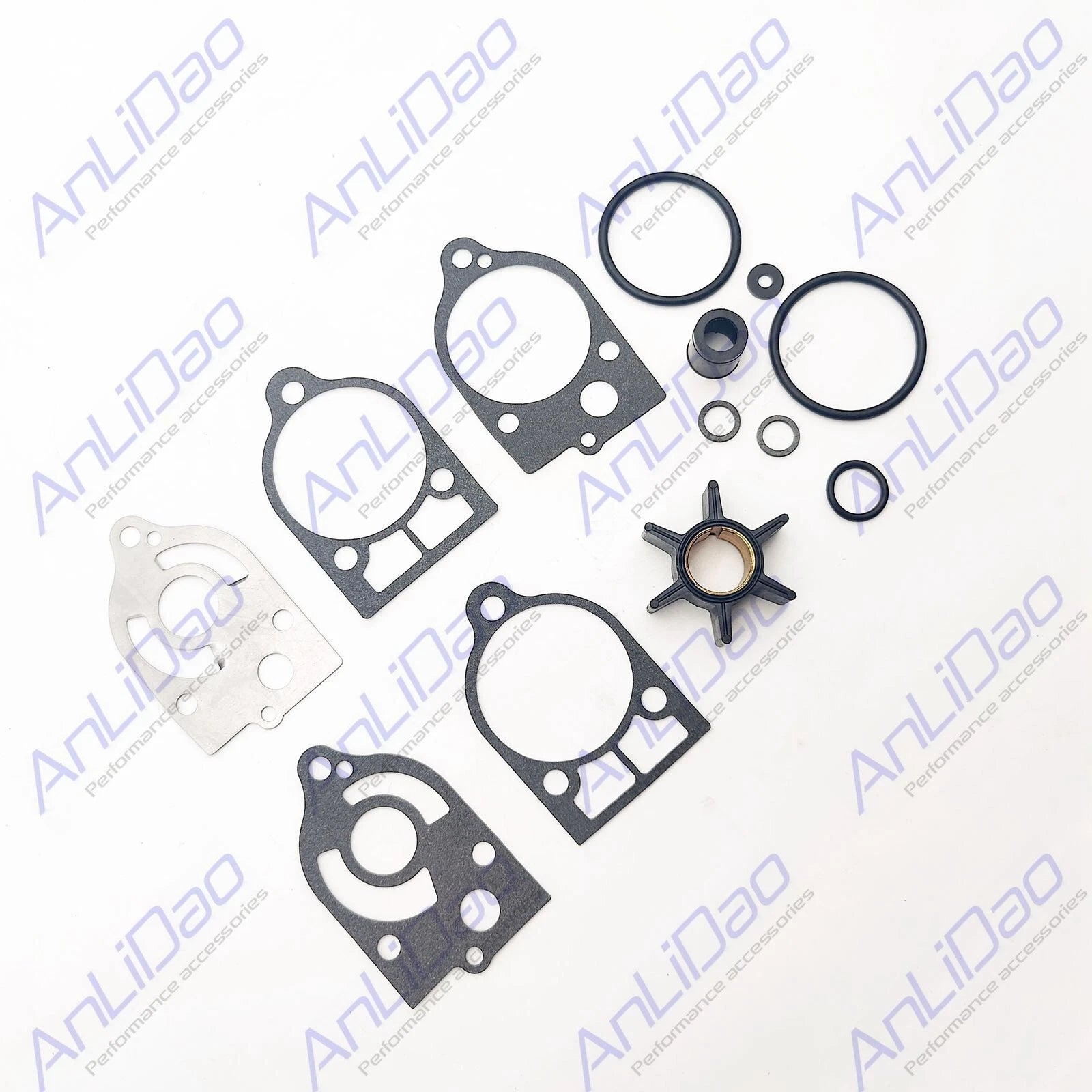 Water Pump Impeller Kit for Mercury Mariner (30-70) (Part Numbers: 47-89983Q1, 89983T2)
