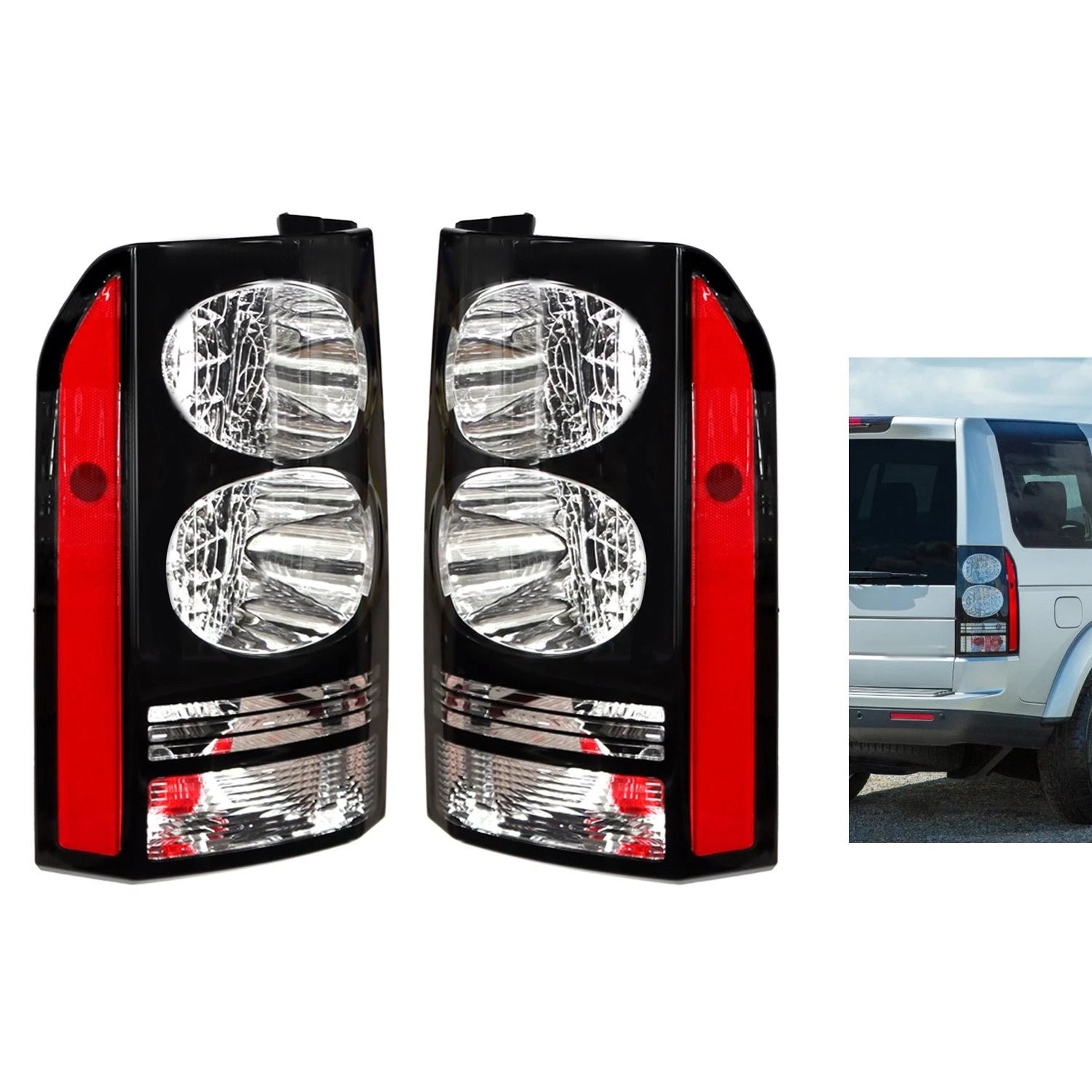 Set of 2 Tail Lights for Land Rover Discovery LR3 LR4 (2004–2016)