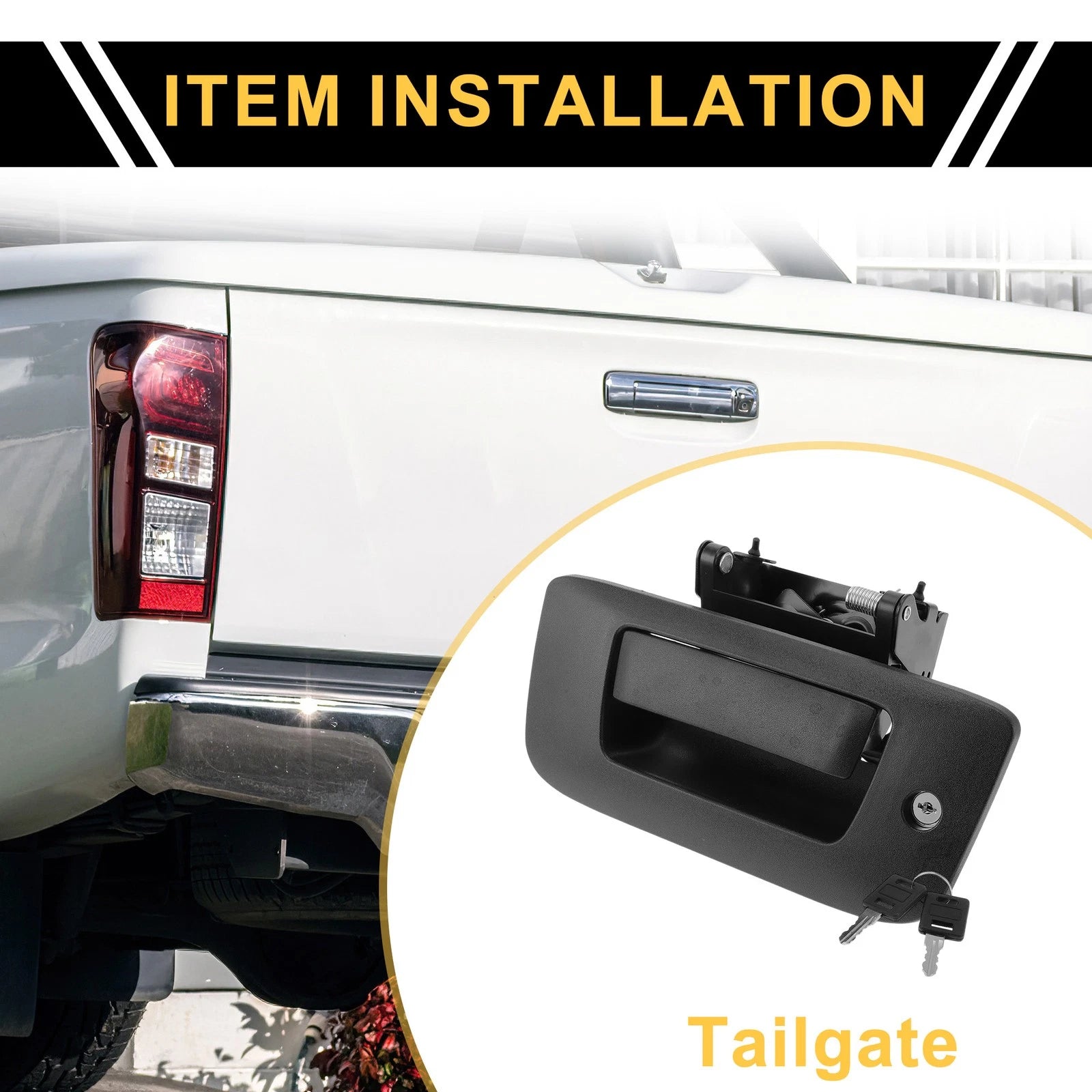 Liftgate Latch Tailgate Handle for Chevrolet Silverado 2500, GMC Sierra 1500 