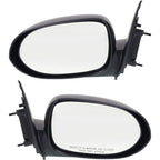 Set of 2 Manual Mirrors for Dodge Caliber (2007–2012) Textured Black