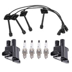 Ignition Coil + Iridium Spark Plugs + Wire for Toyota RAV4 (1998–2000) 5C1298