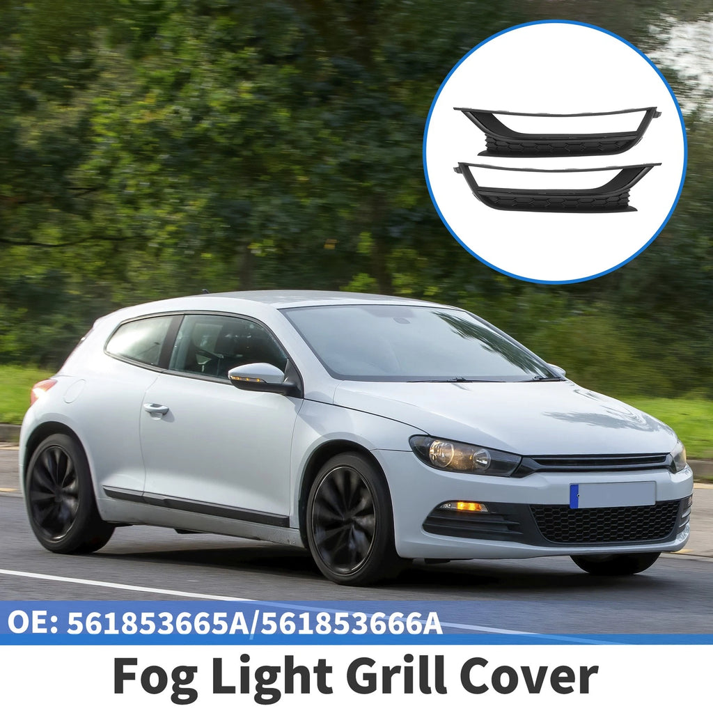 1 Pair Front Fog Light Grill for Volkswagen Passat (No. 561853665A/561853666A)