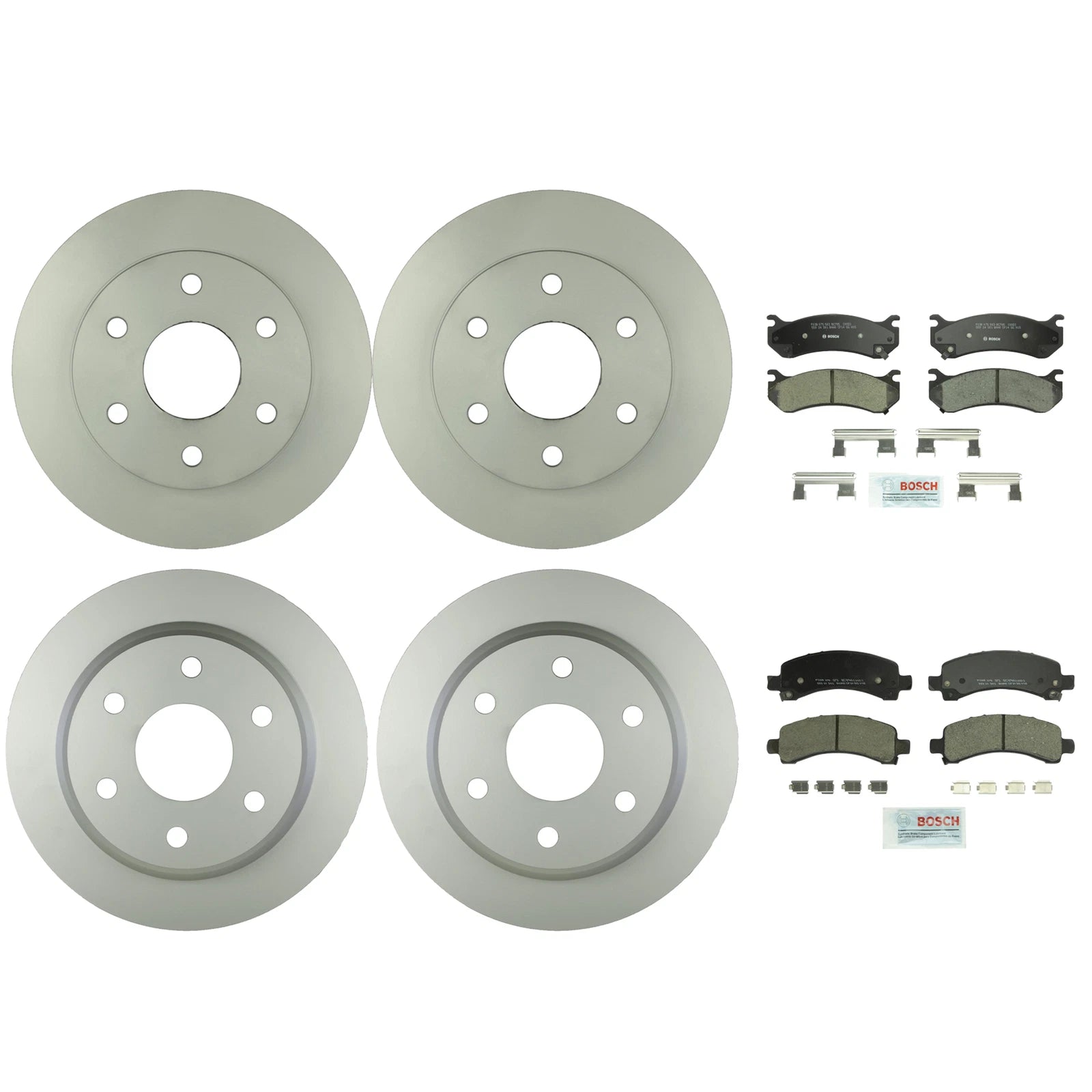 Brake Kit Disc Rotors & Ceramic Pads for Chevy GMC (304mm & 324mm)
