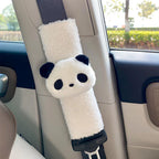 Seat Belt Cover Pads Plush Soft Panda Pattern for Car