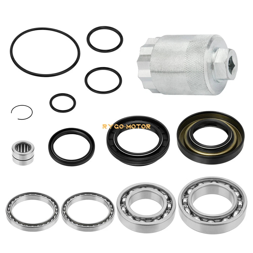 Rear Differential Bearings Seal Kit & Pinion Tool for Honda TRX420TM (2007–2014)