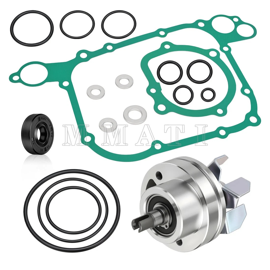 Water Pump & Transmission Cover Gasket Seals Kit for Honda GL1000 (1975–1979)