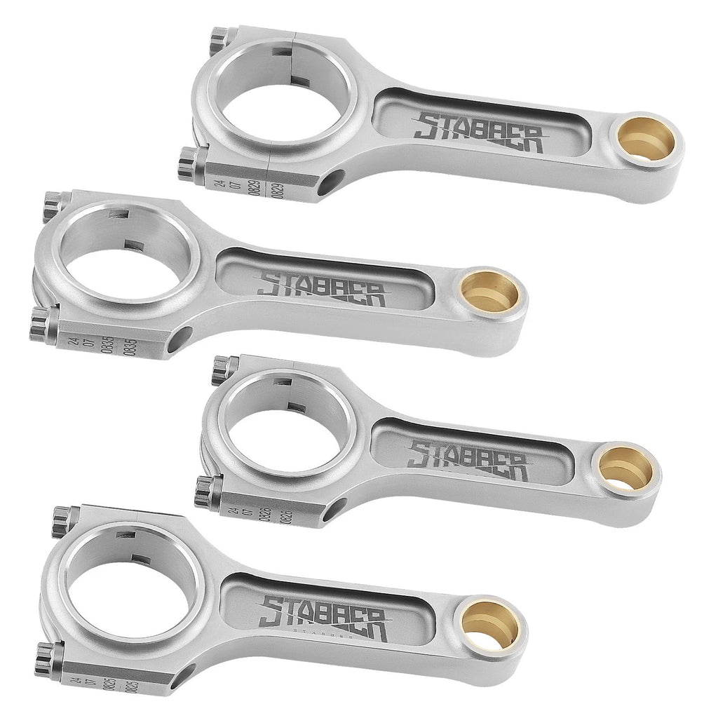 4X Forged Connecting Rods for Honda Civic Si, Acura RSX (2002–2006) 4340