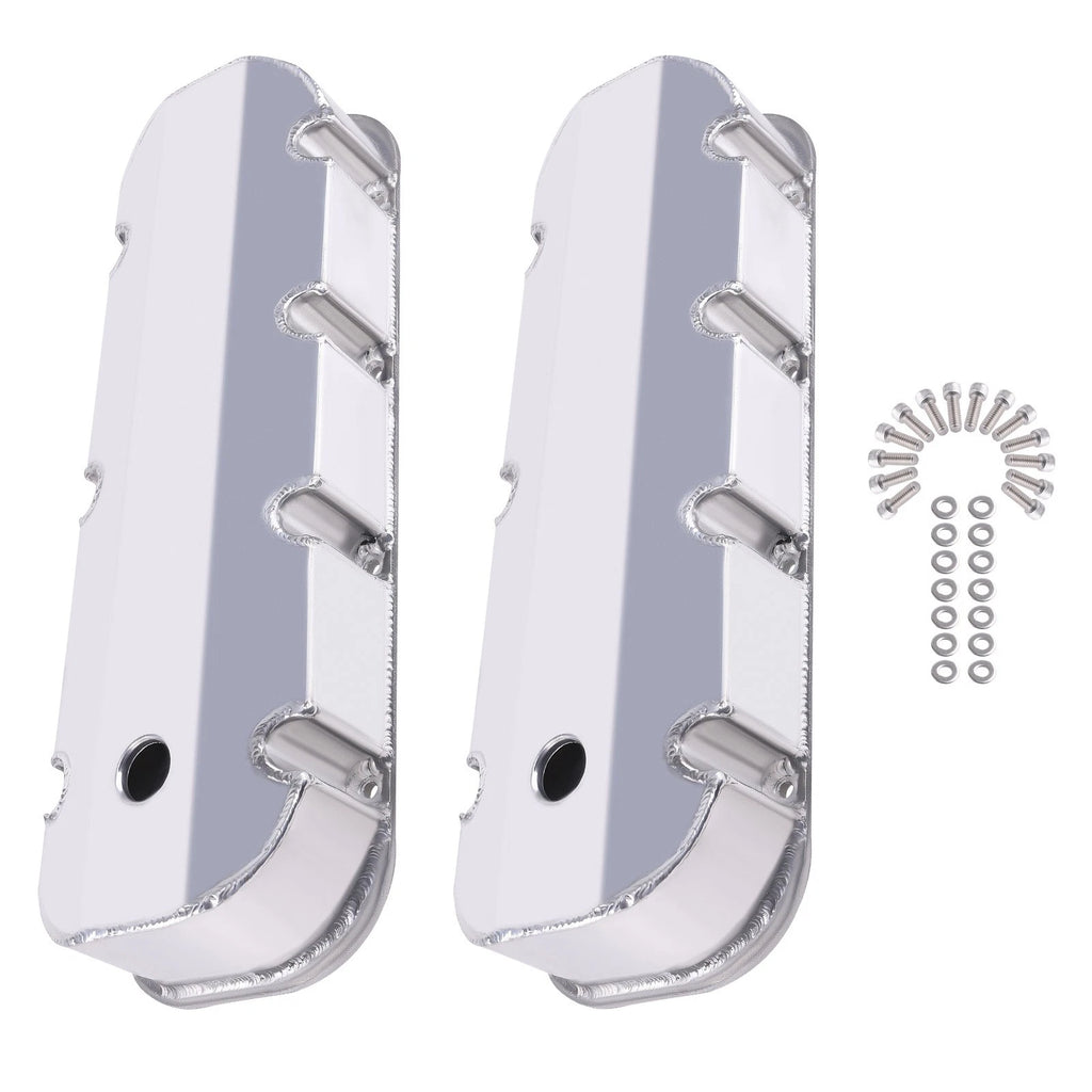 Fabricated Aluminum Tall Valve Covers for Big Block Chevy 427, 454 (1965–1995)