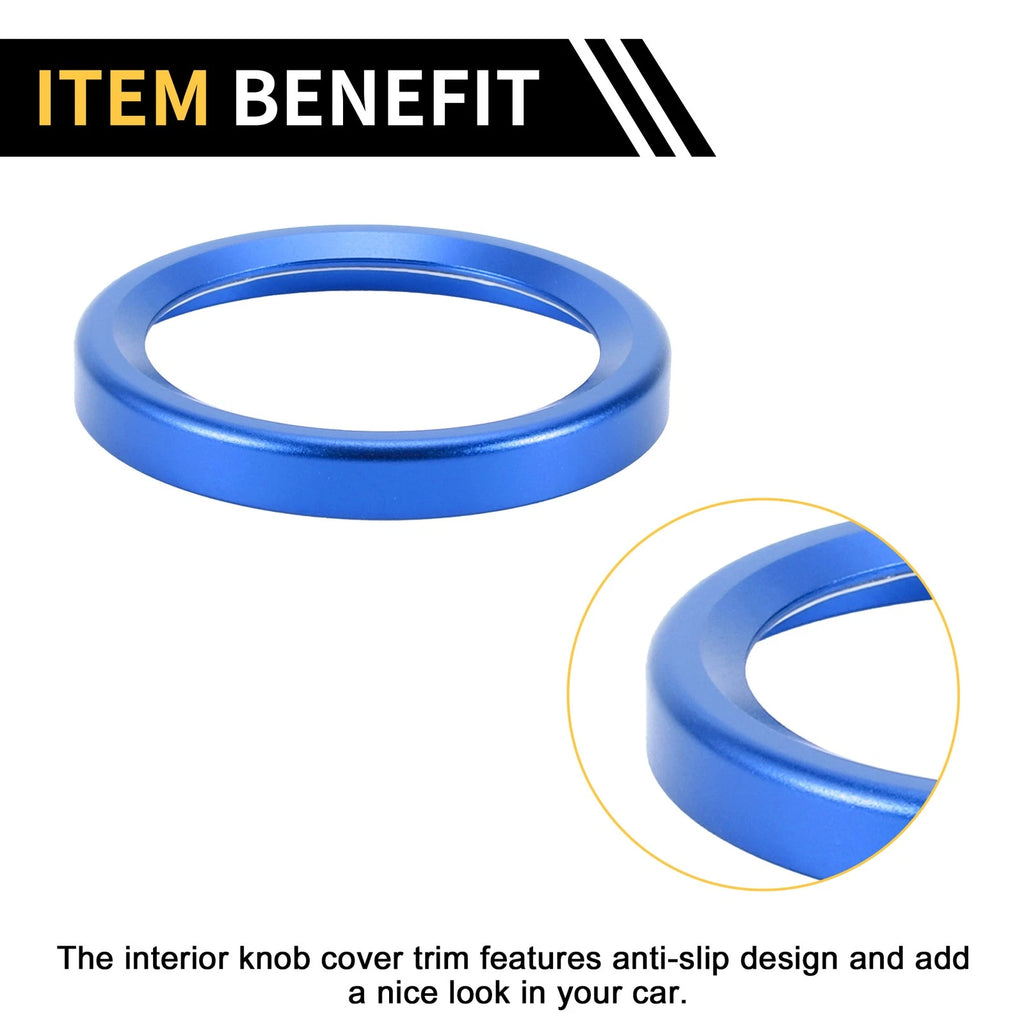 Engine Start Stop Button Switch Knob Cover Ring for Ford Maverick (2022) Blue