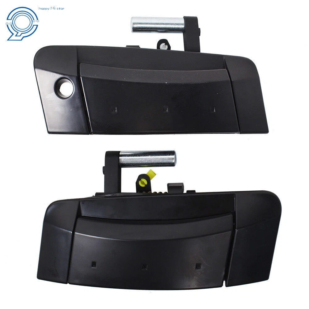 Pair of Black Plastic Door Handles for Nissan 350Z (2003–2009)