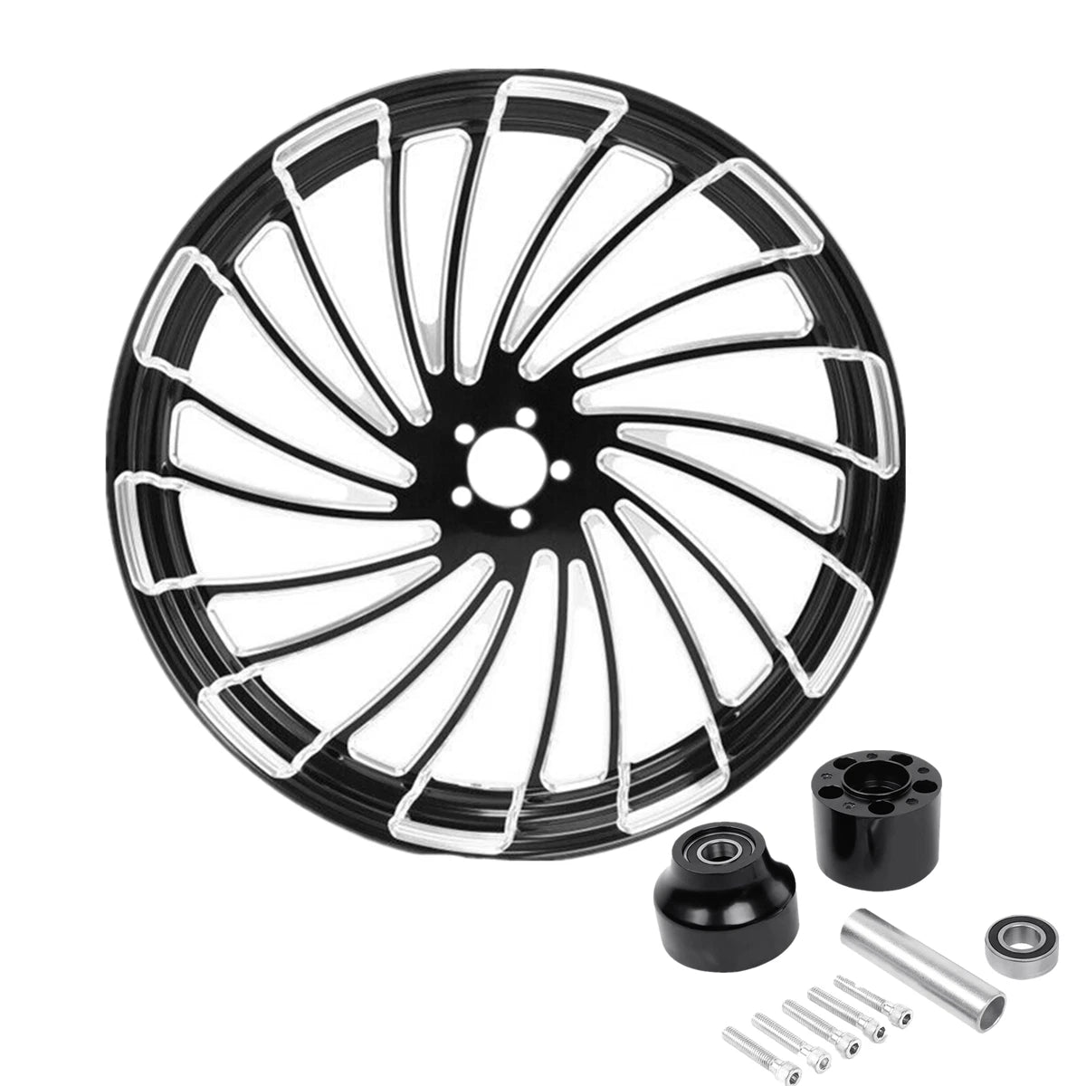 18"x3.5" Front Wheel Rim & Single Hub for Harley Street Road Glide (1997–2021)