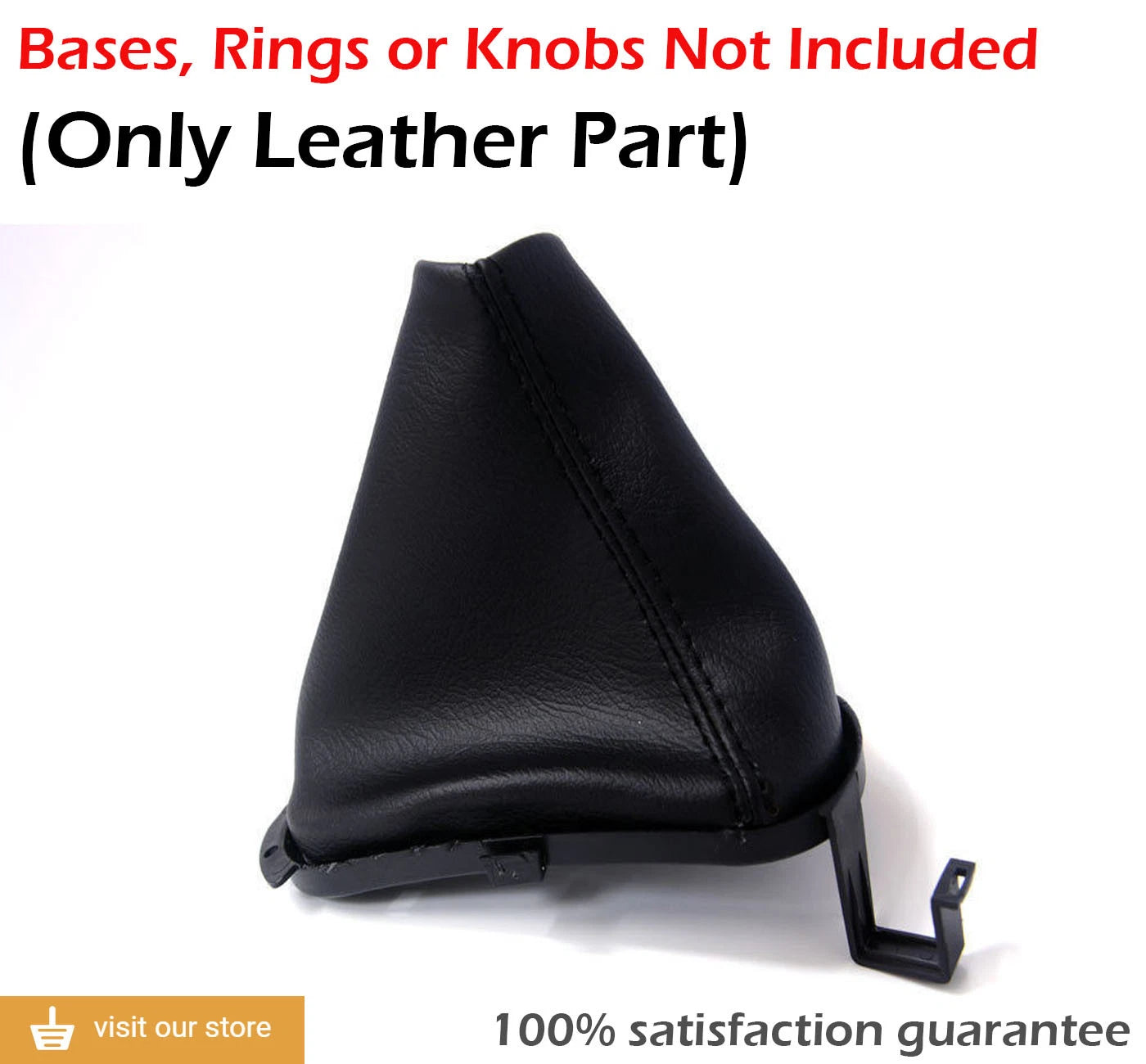Automatic Shift Boot Cover for Dodge Stratus (1998–2006) Black PVC Leather