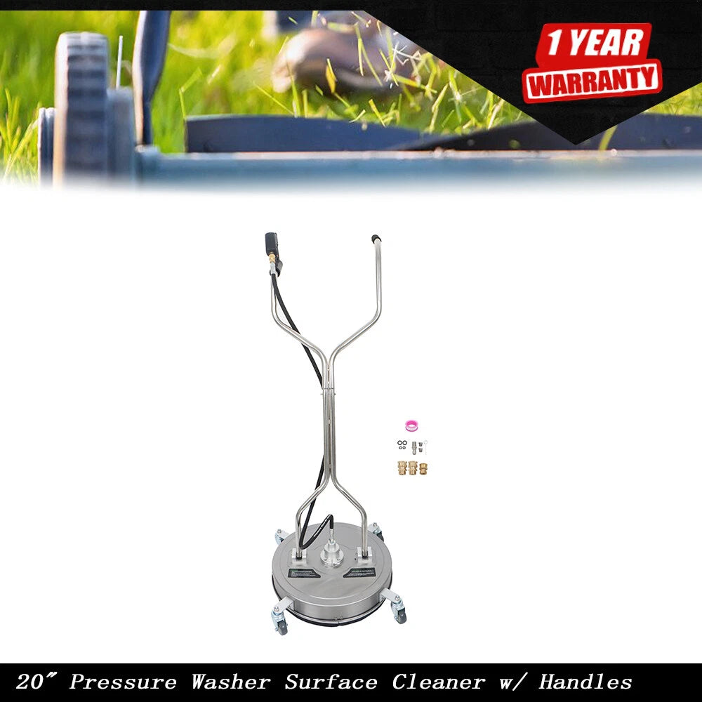 20 Inch Surface Cleaner for Pressure Washer (6000 PSI)