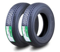 2X ST205/75R15 Free Country Trailer Tires Radial 8PR 205 75 15 LR D Scuff Guard